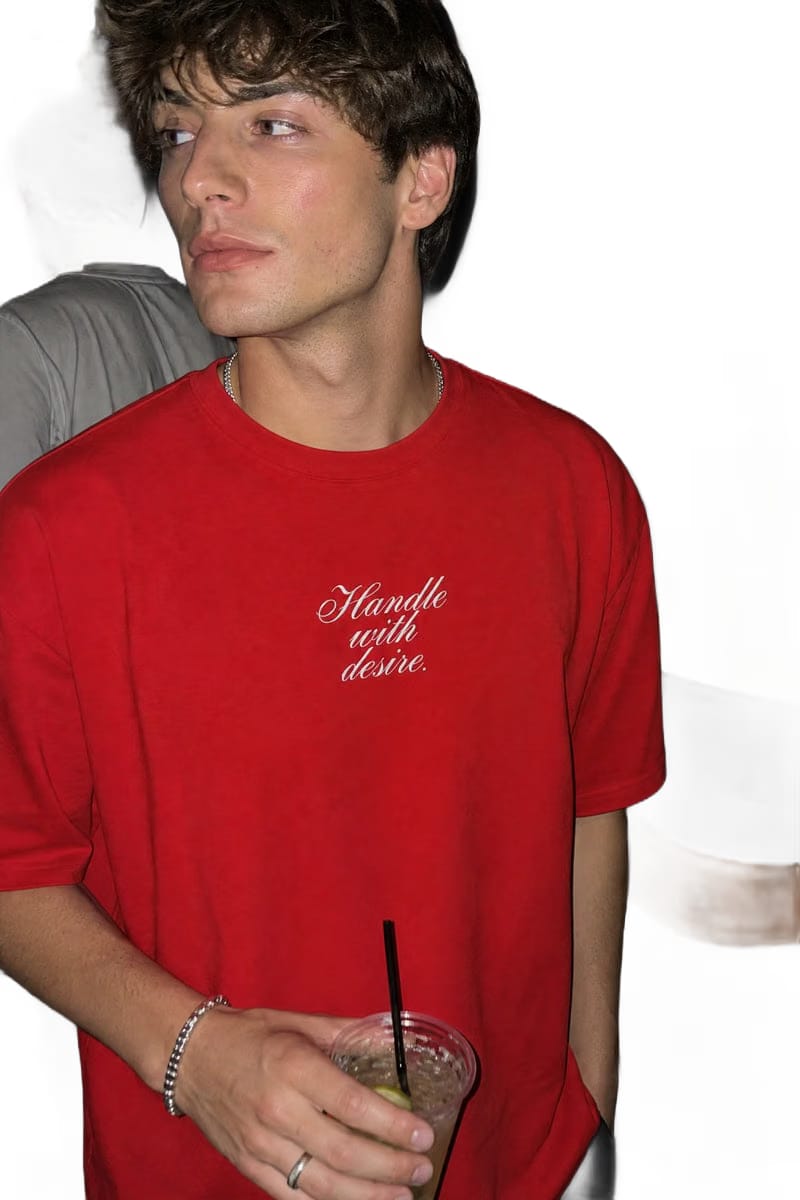 Forfksake Handle With Desire Red T-Shirt