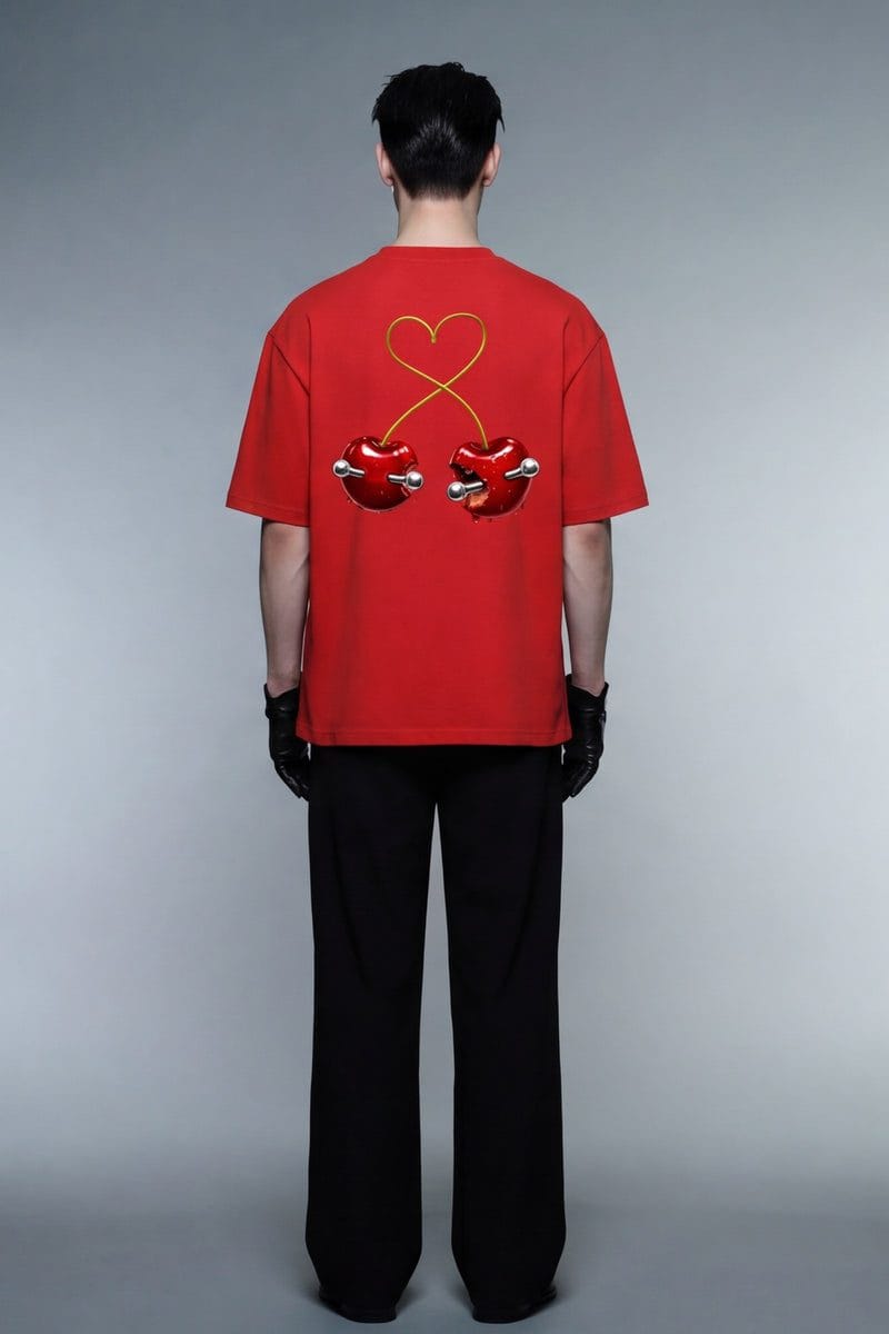 Forfksake Handle With Desire Red T-Shirt