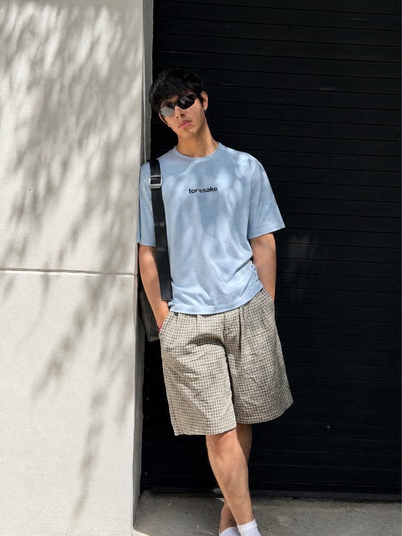 Forfksake Little Fucked Up T-Shirt Ice Blue