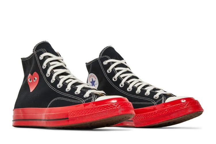 Comme des Garçons Play x Chuck 70 High Black Red