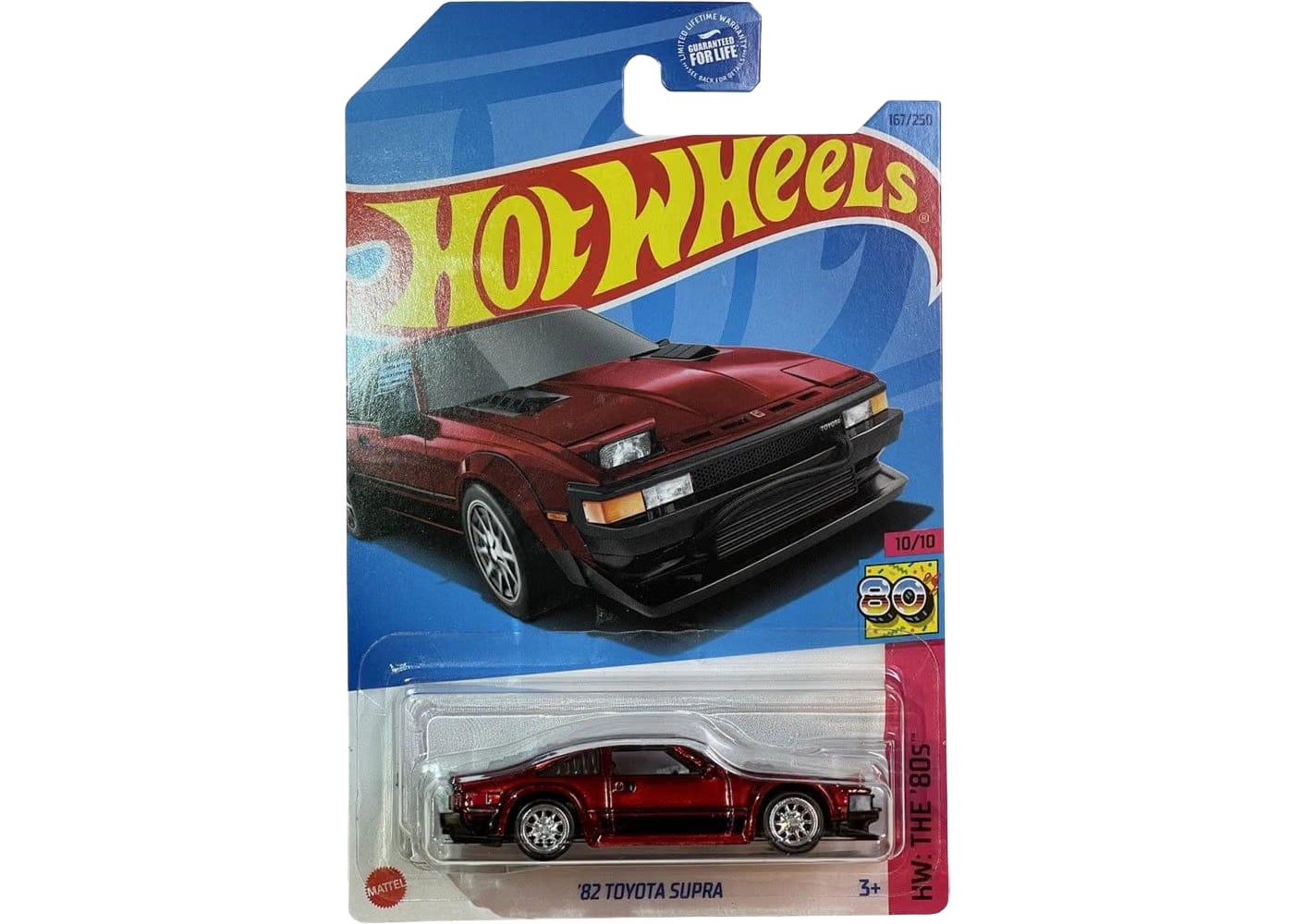 Hot Wheels Super Treasure Hunt 2023 82 Toyota Supra Red