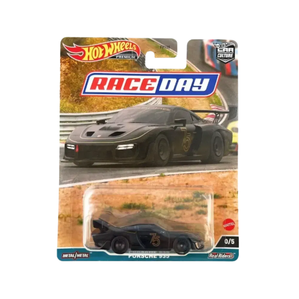 Hot Wheels Premium Porsche 935 Race Day Chase Black