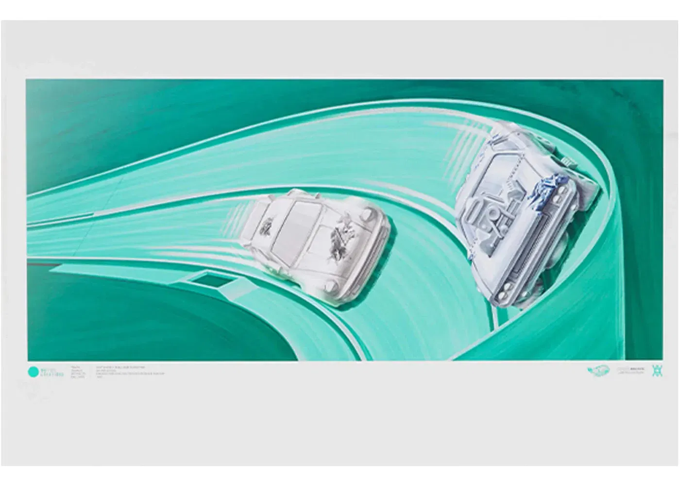 Hot Wheels x Daniel Arsham Legends Archive Lap 1 Poster