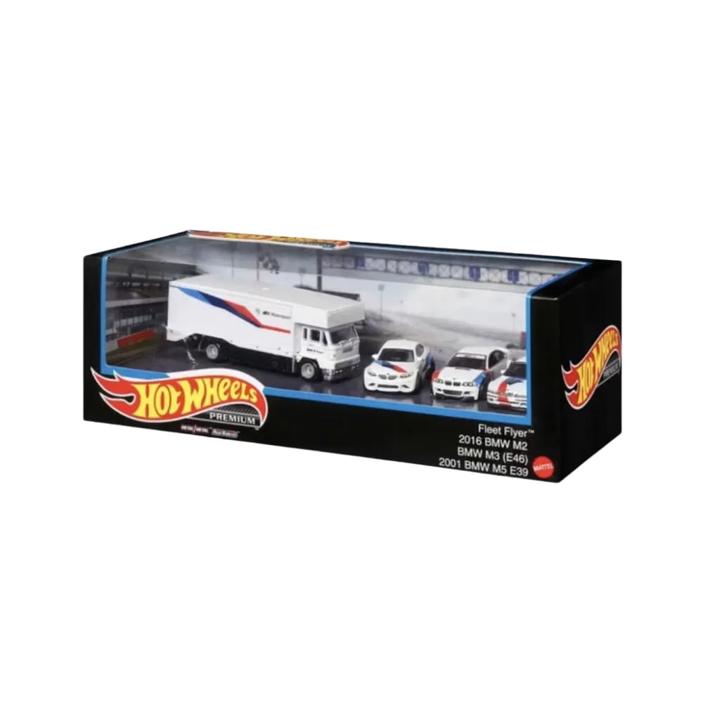 Hot Wheels Premium BMW Display Diecast Collection 4-Pack 1:64