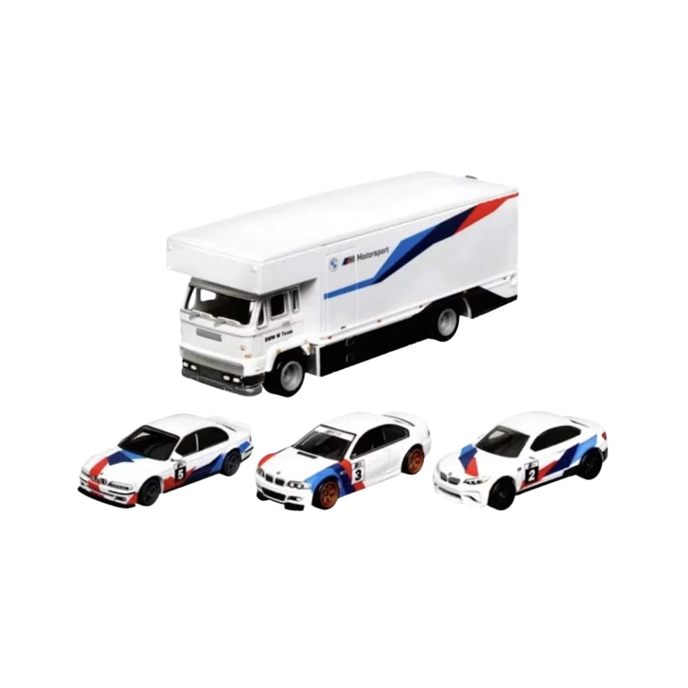 Hot Wheels Premium BMW Display Diecast Collection 4-Pack 1:64