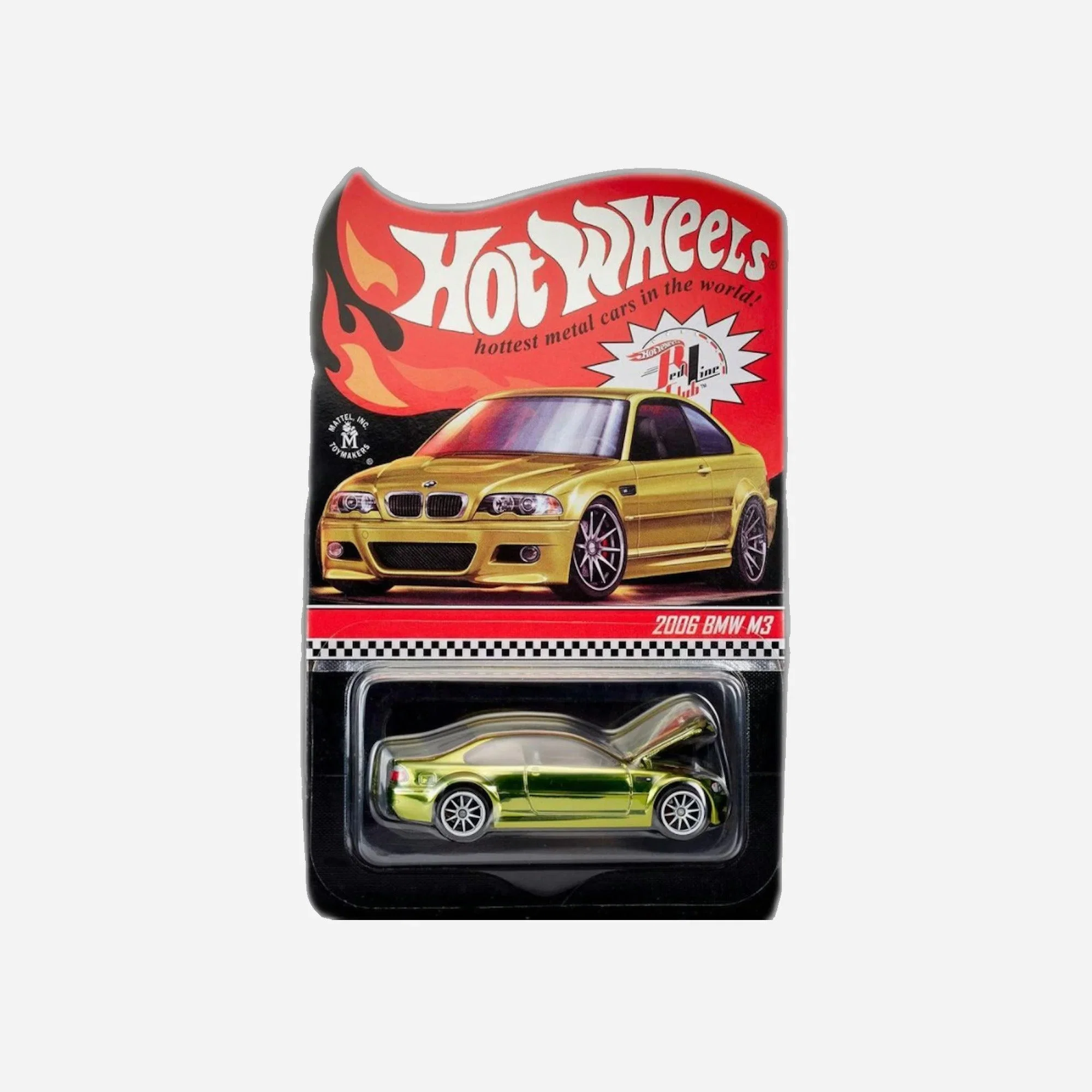 Hot Wheels Red Line Club RLC BMW M3 E46 Phoenix Yellow Metallic