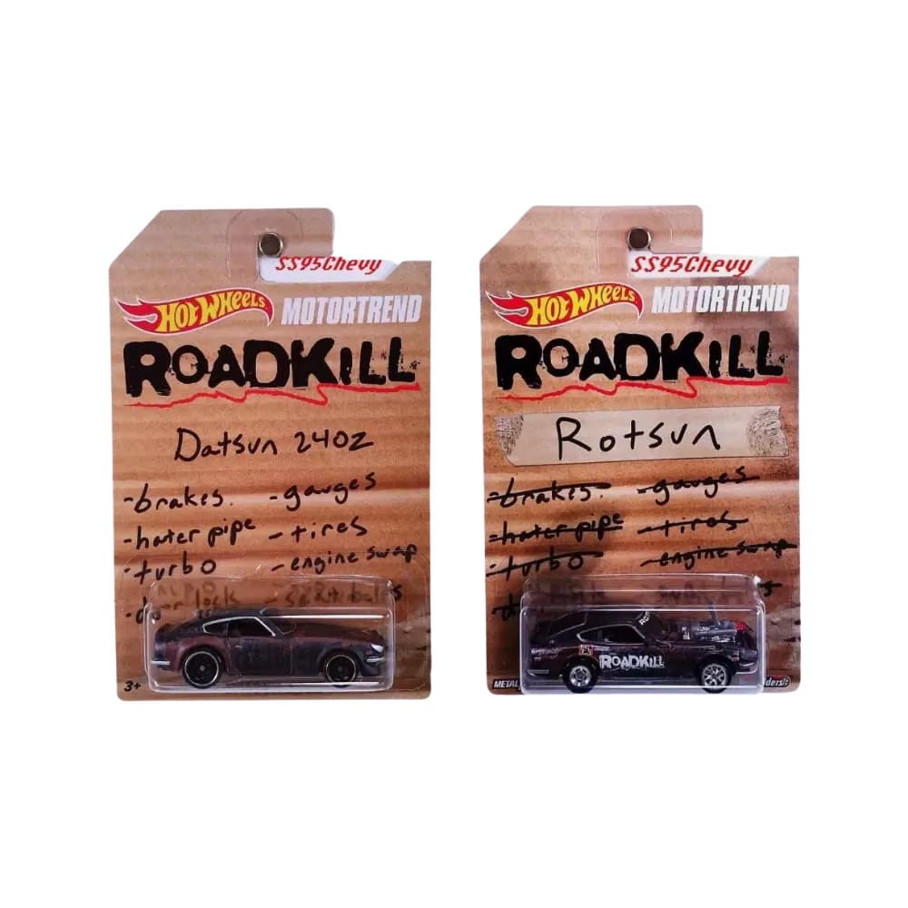 Hot Wheels Motortrend Roadkill Rotsun Custom '71 & Datsun 240Z Set