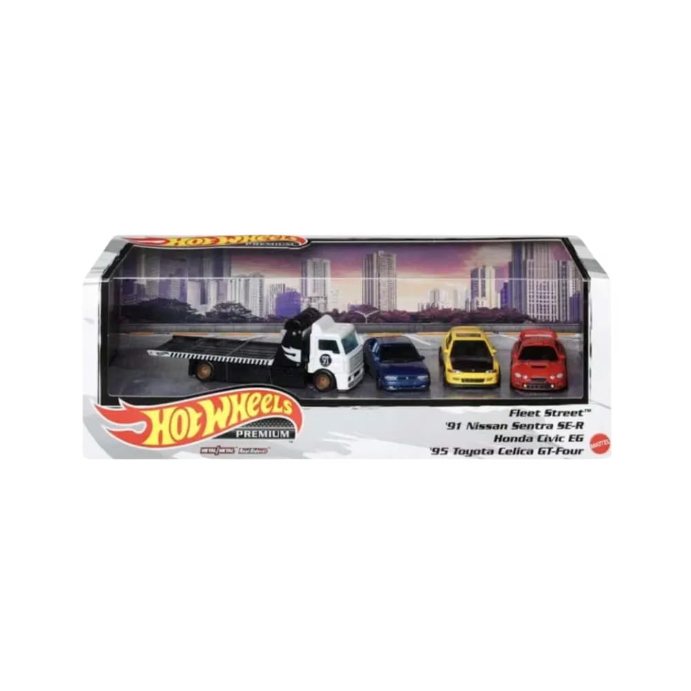 Hot Wheels Premium Display Diecast Collection 4-Pack 1:64