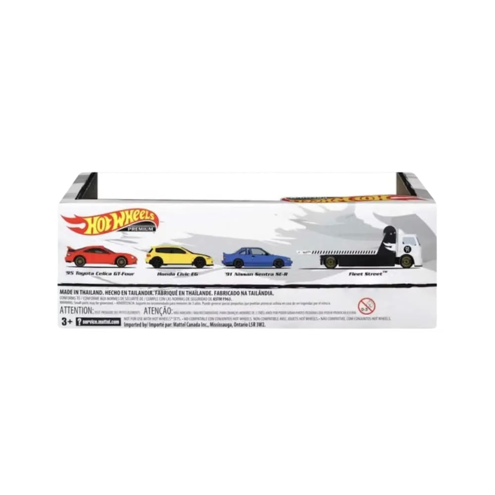 Hot Wheels Premium Display Diecast Collection 4-Pack 1:64