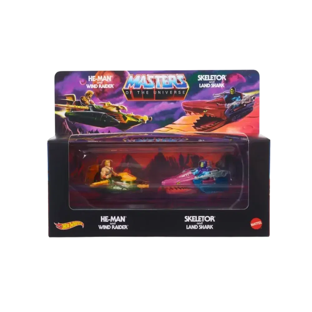 Hot Wheels Masters Of The Universe Wind Raider V.S. Land Shark SDCC Exclusive