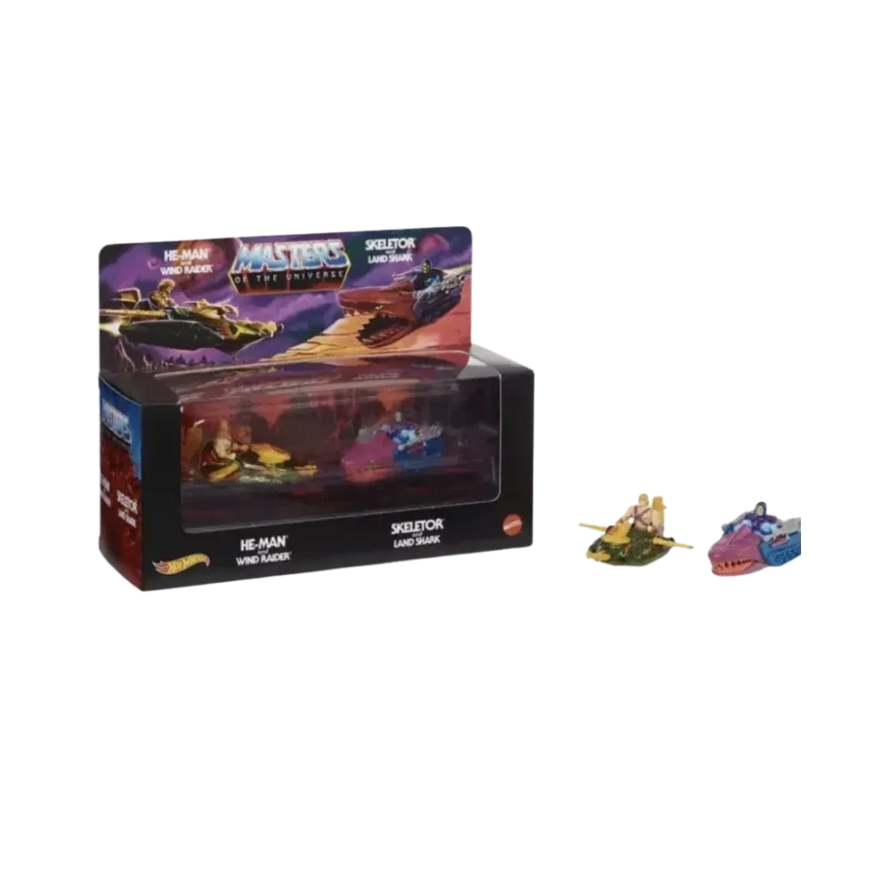 Hot Wheels Masters Of The Universe Wind Raider V.S. Land Shark SDCC Exclusive