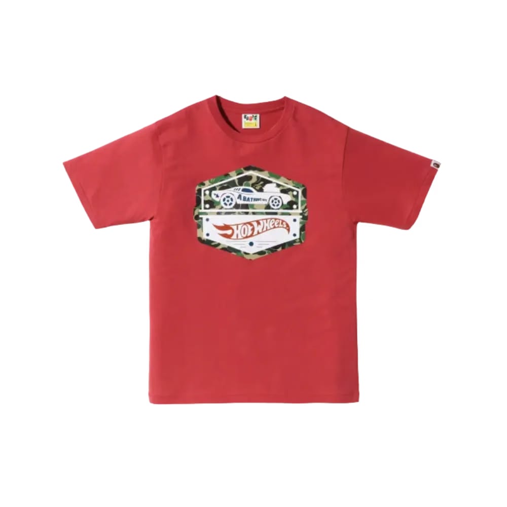 BAPE x Hot Wheels Car Exclusive T-Shirt Red