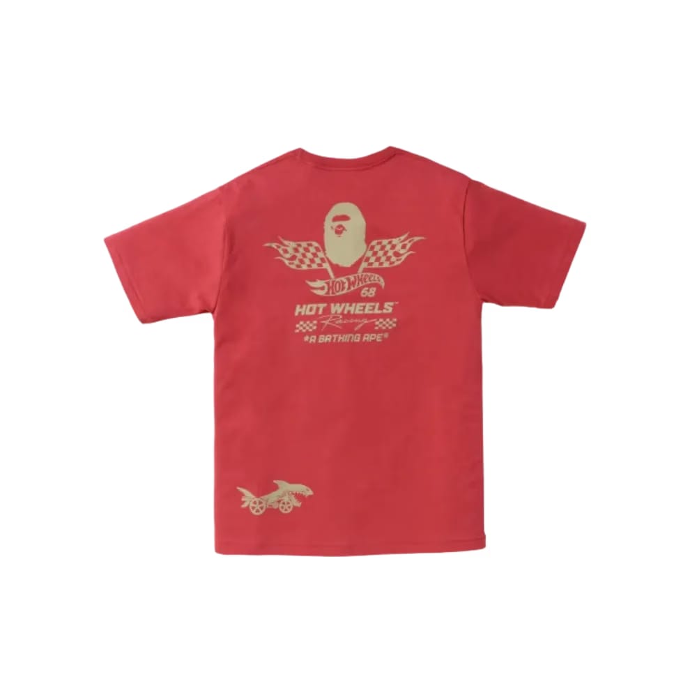 BAPE x Hot Wheels Car Exclusive T-Shirt Red