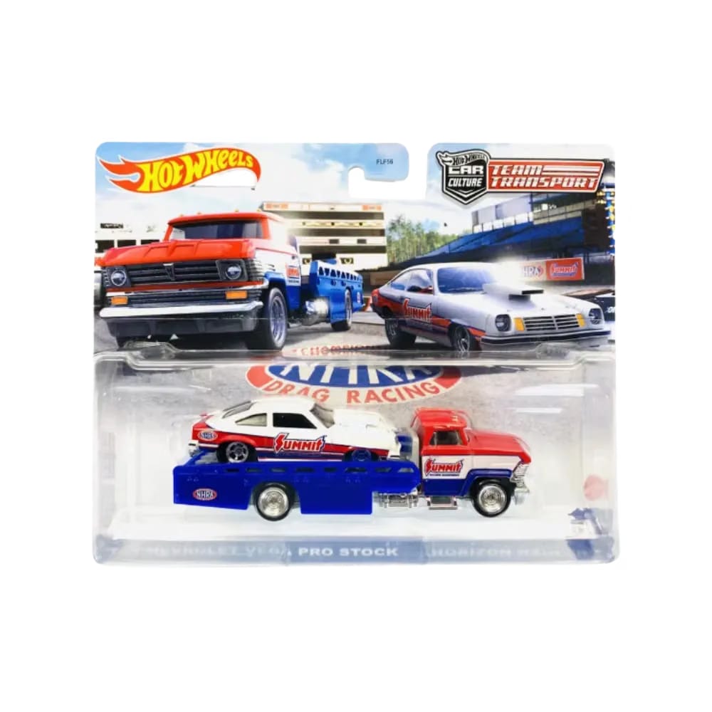 Hot Wheels Car Culture Team Transport '74 Chevrolet Vega Pro Stock & Horizon Hauler 2-Pack