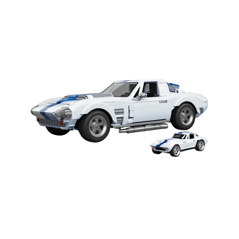 Mattel Brick Shop Hot Wheels Corvette Grand Sport Building Set