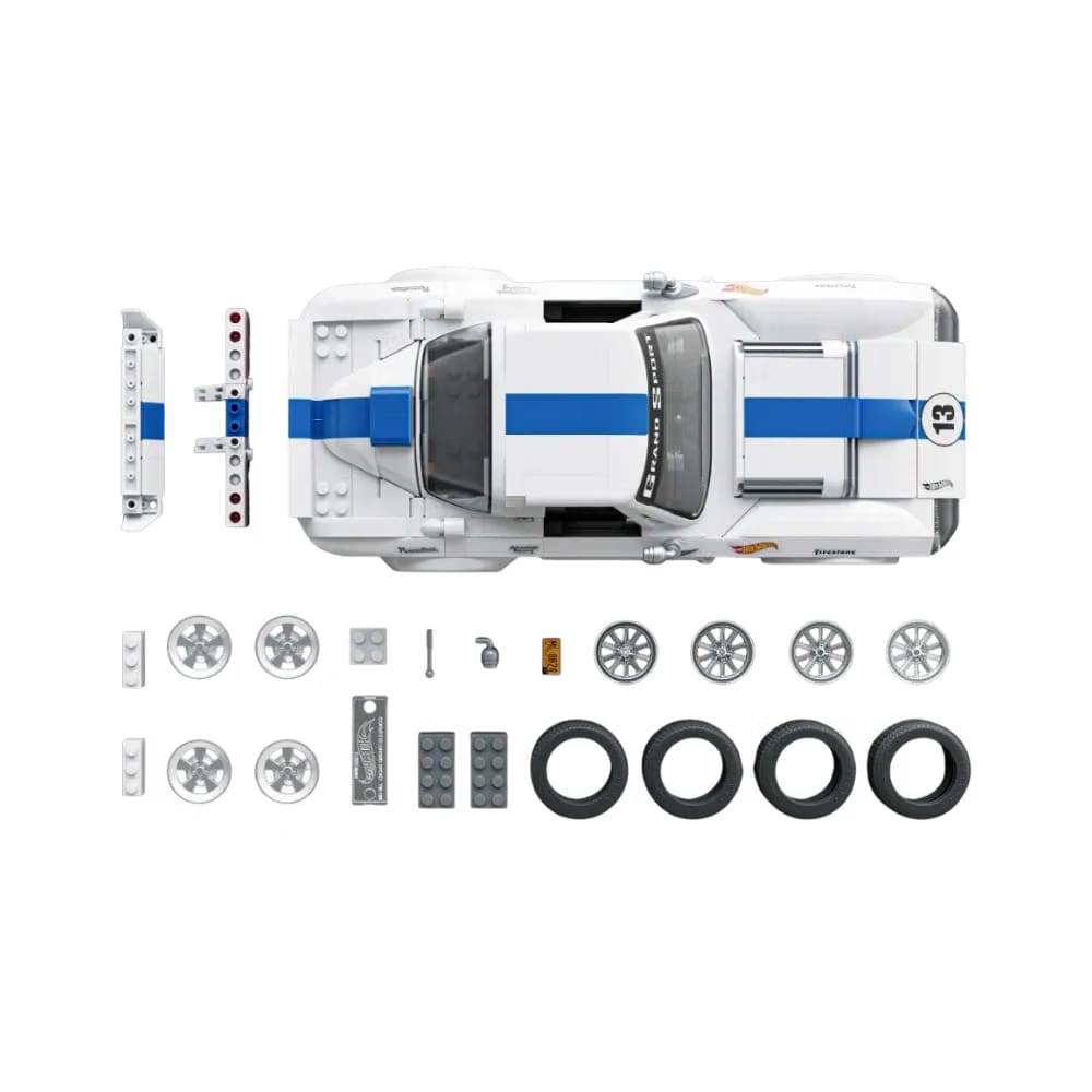 Mattel Brick Shop Hot Wheels Corvette Grand Sport Building Set