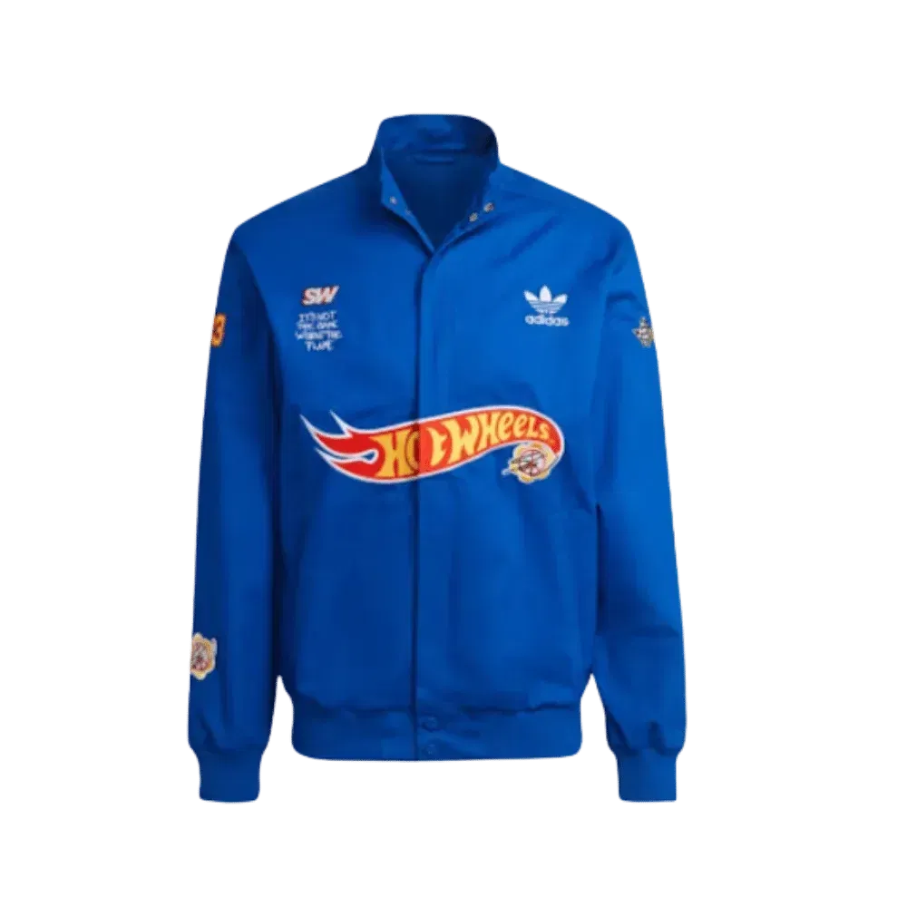 adidas x Sean Wotherspoon x Hot Wheels Race Jacket Blue/Power Blue