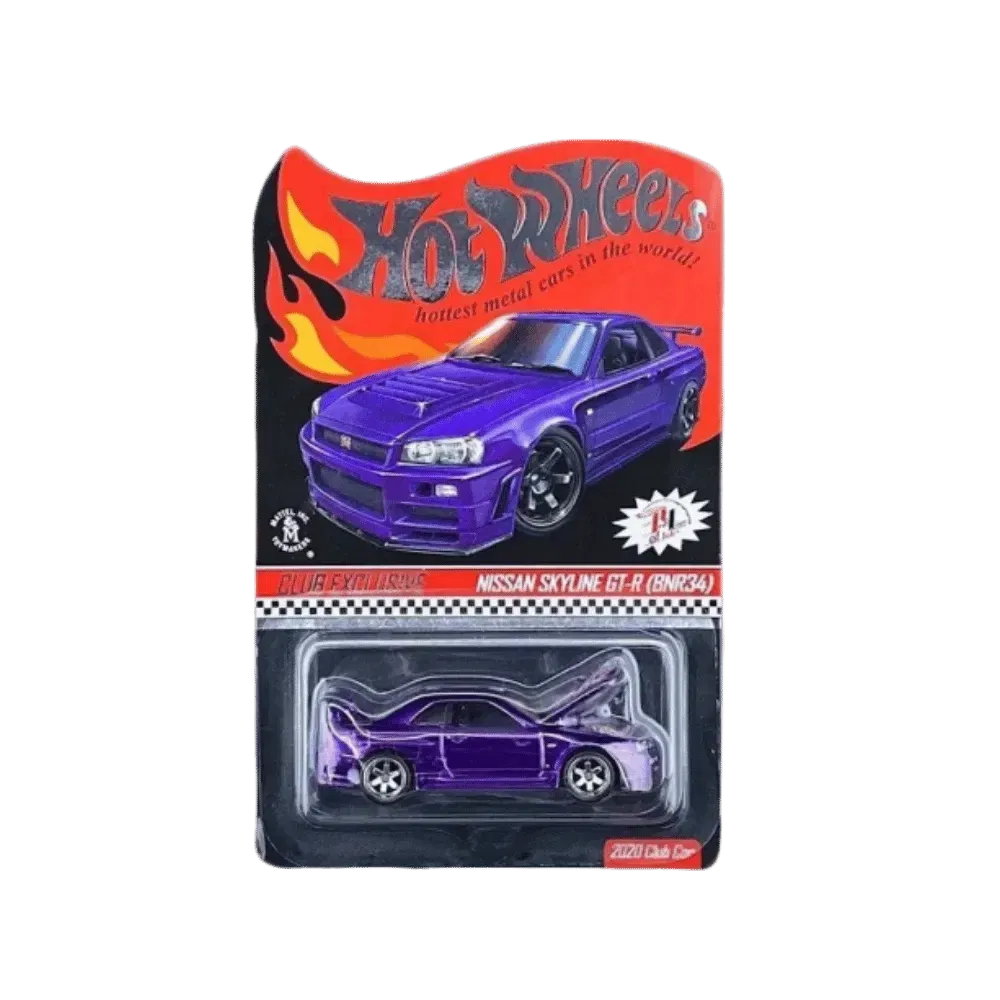 Hot Wheels RLC Nissan Skyline GT-R (R34) Spectraflame Purple