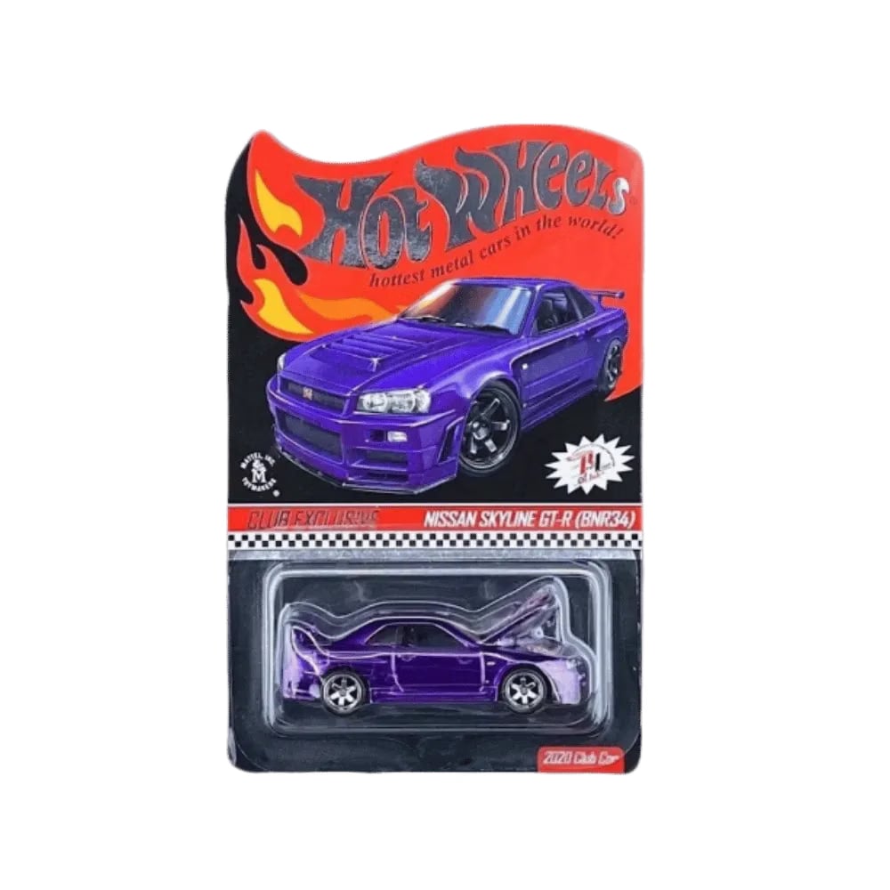 Hot Wheels RLC Nissan Skyline GT-R (R34) Spectraflame Purple