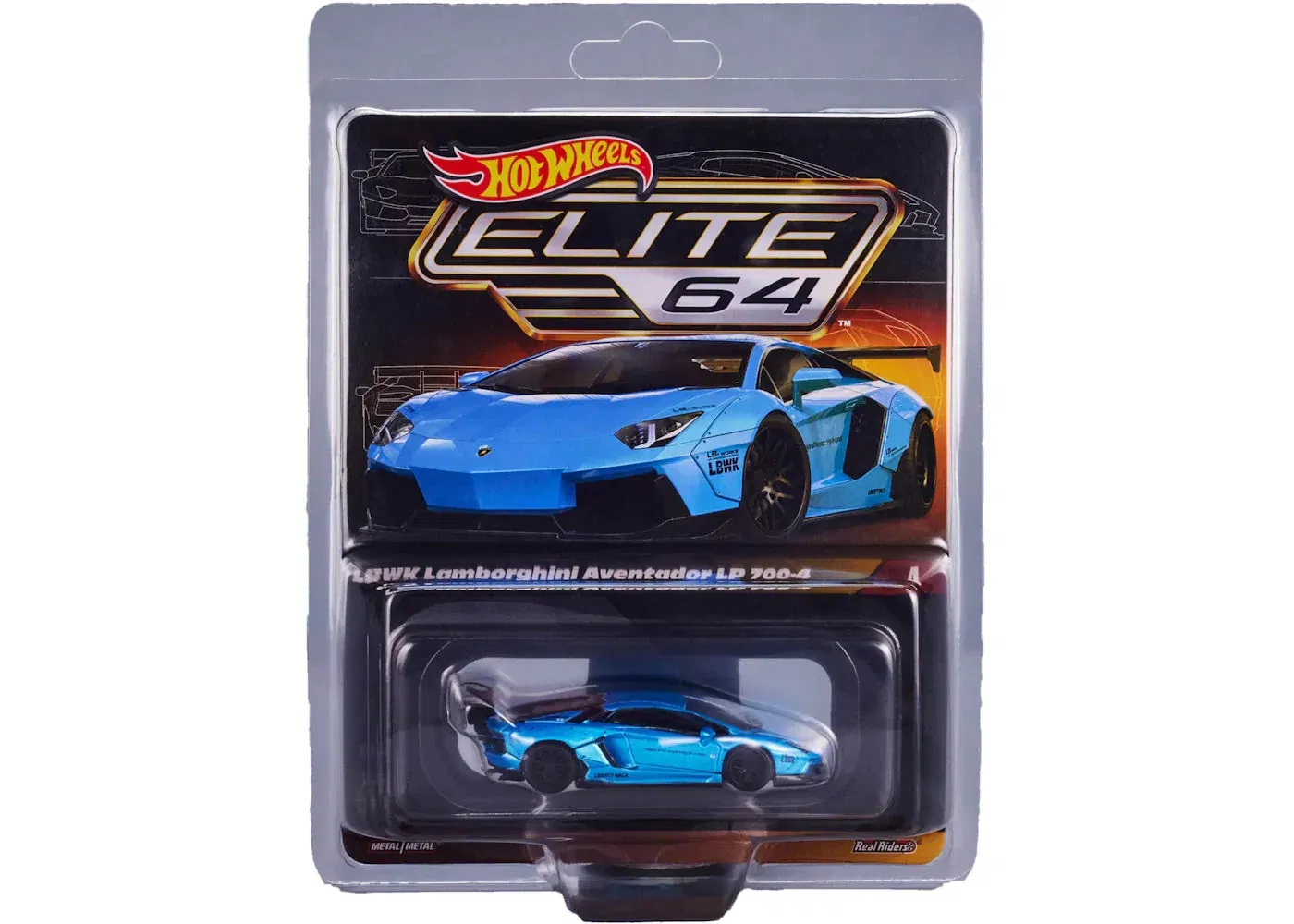 Hot Wheels Collectors Elite 64 Series LBWK Lamborghini Aventador LP 700-4