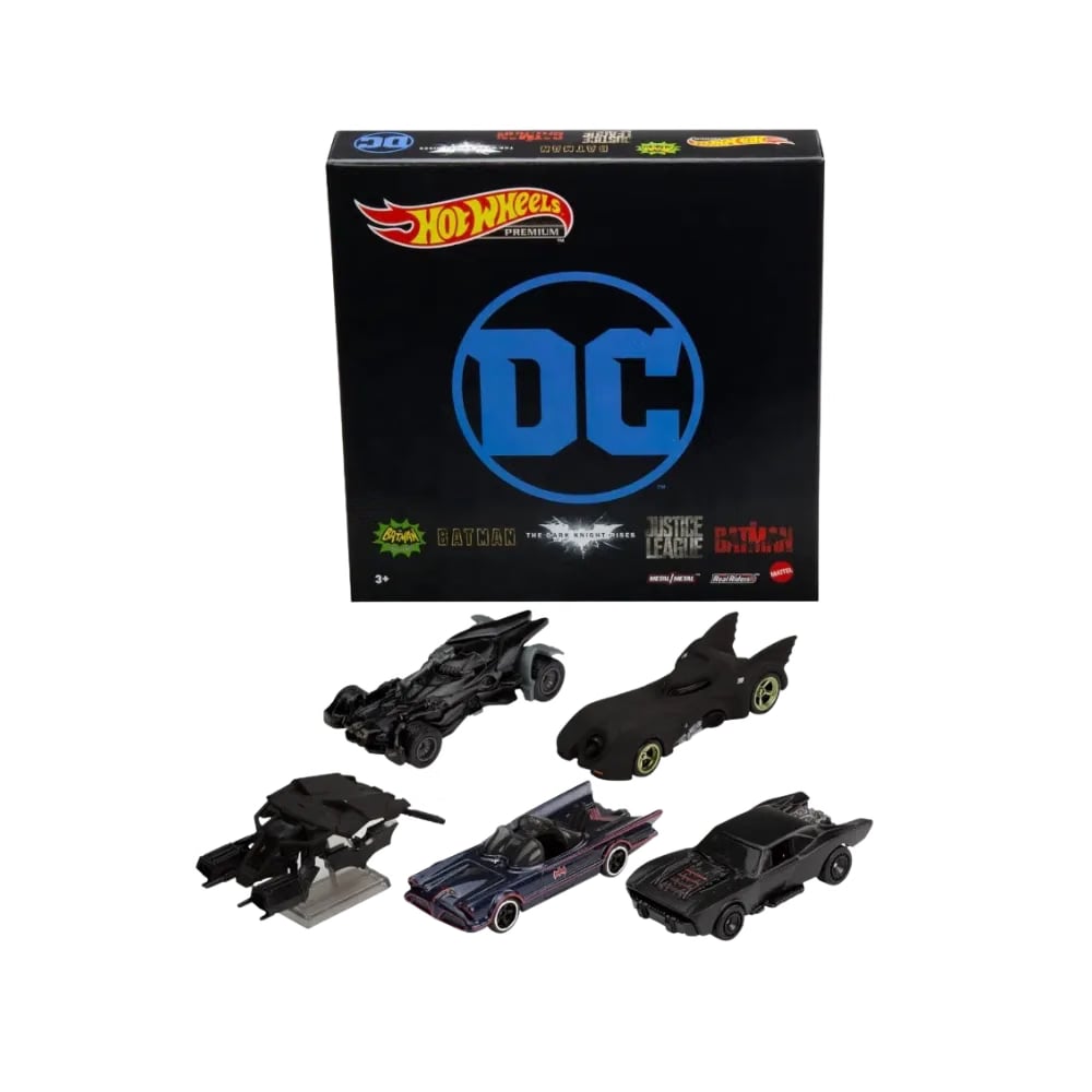 Hot Wheels DC Batman Box Set of 5