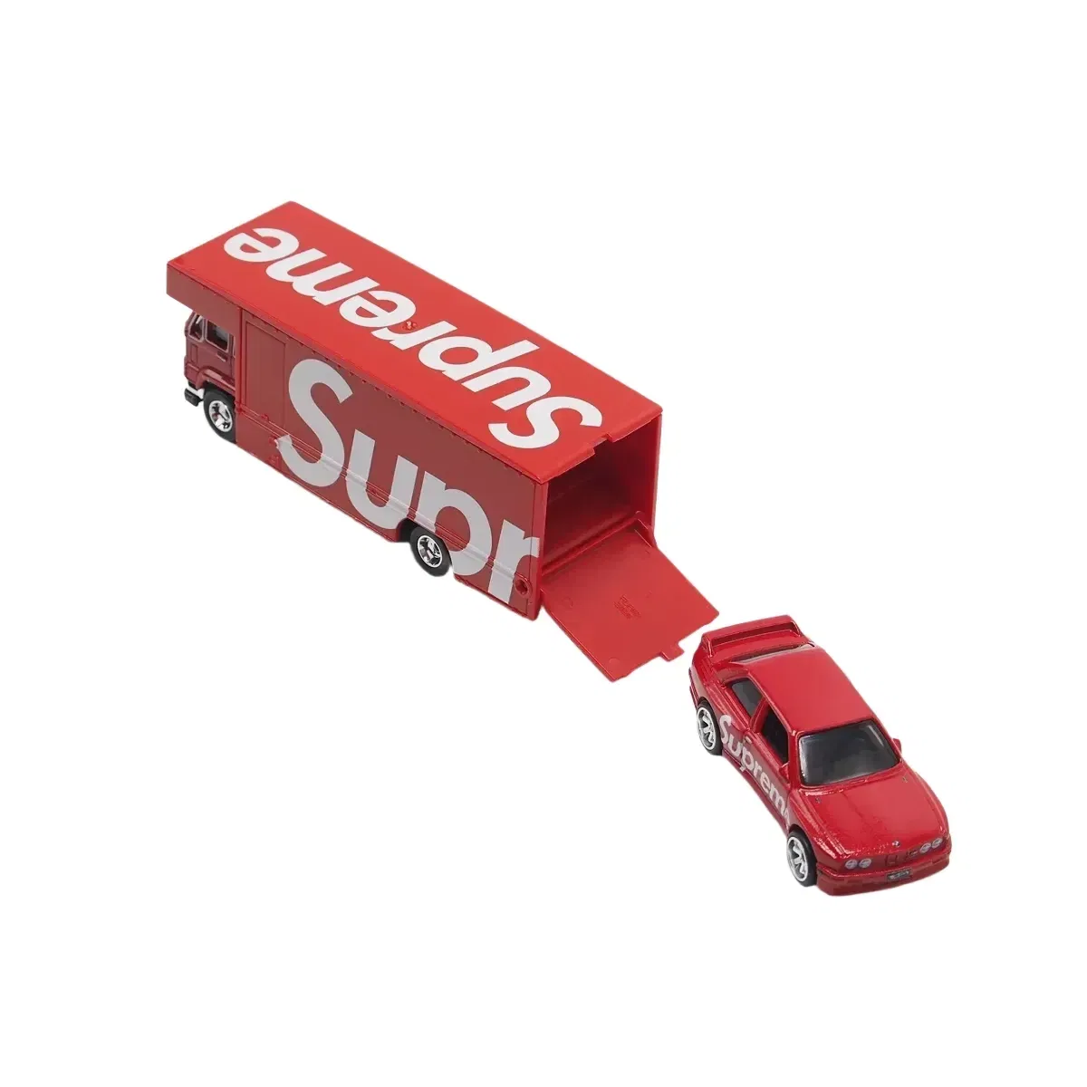 Supreme Hot Wheels Fleet Flyer + 1992 BMW M3 Red