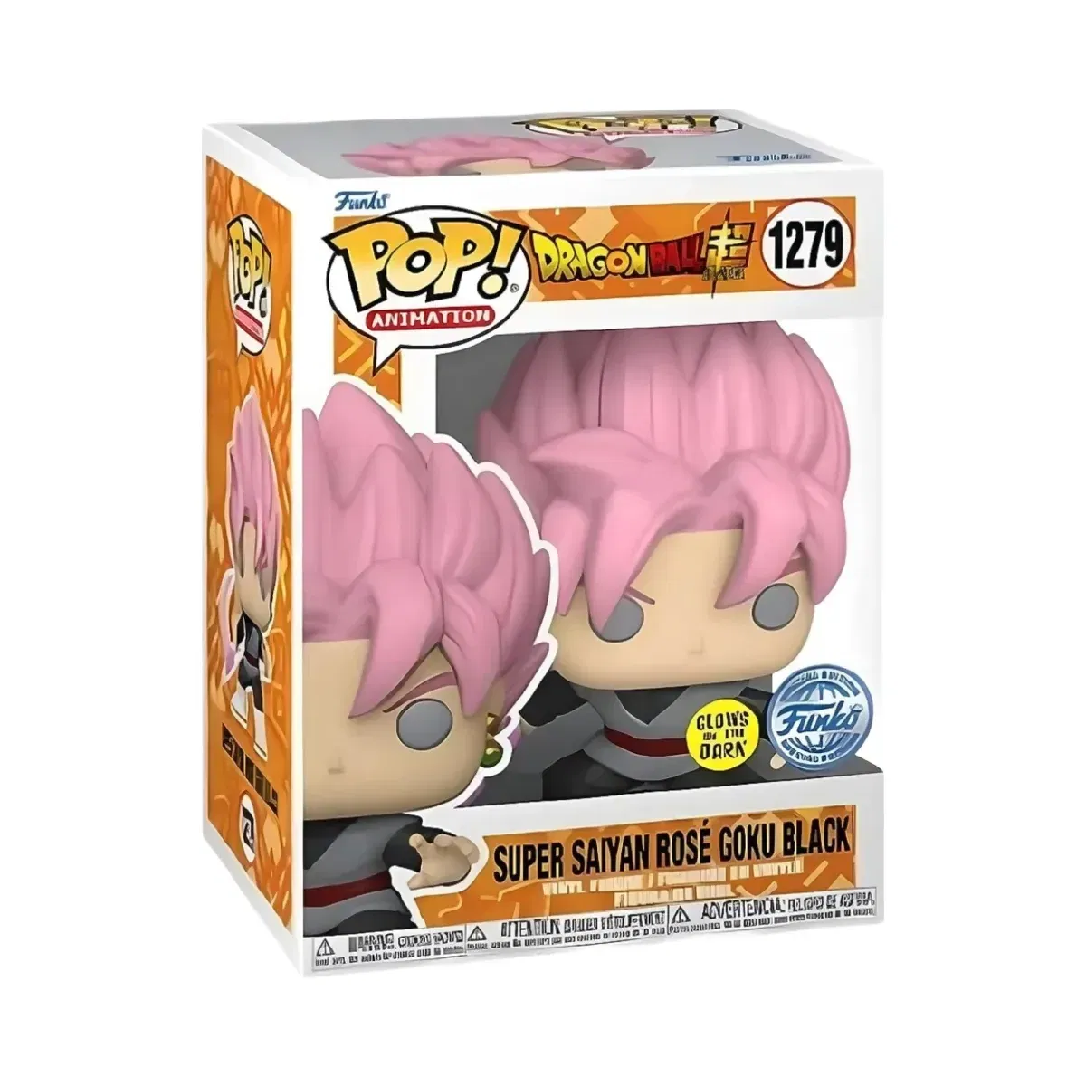 Funko Pop! Dragon Ball Z Super - Super Saiyan Rose Goku Black (Glow Special Edition) #1279