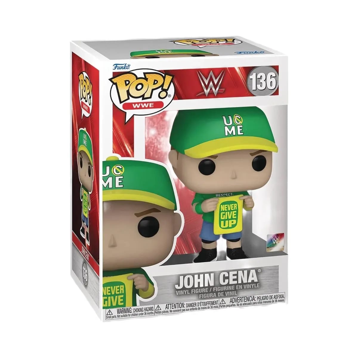 Funko Pop! Sports: WWE - John Cena (Never Give Up) #136