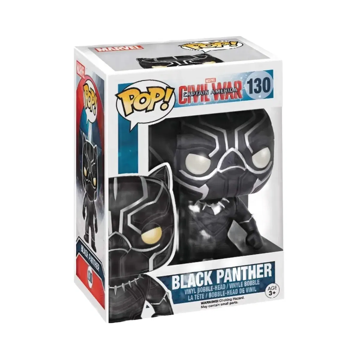 Funko Pop! Marvel: Captain America Civil War: Black Panther #130