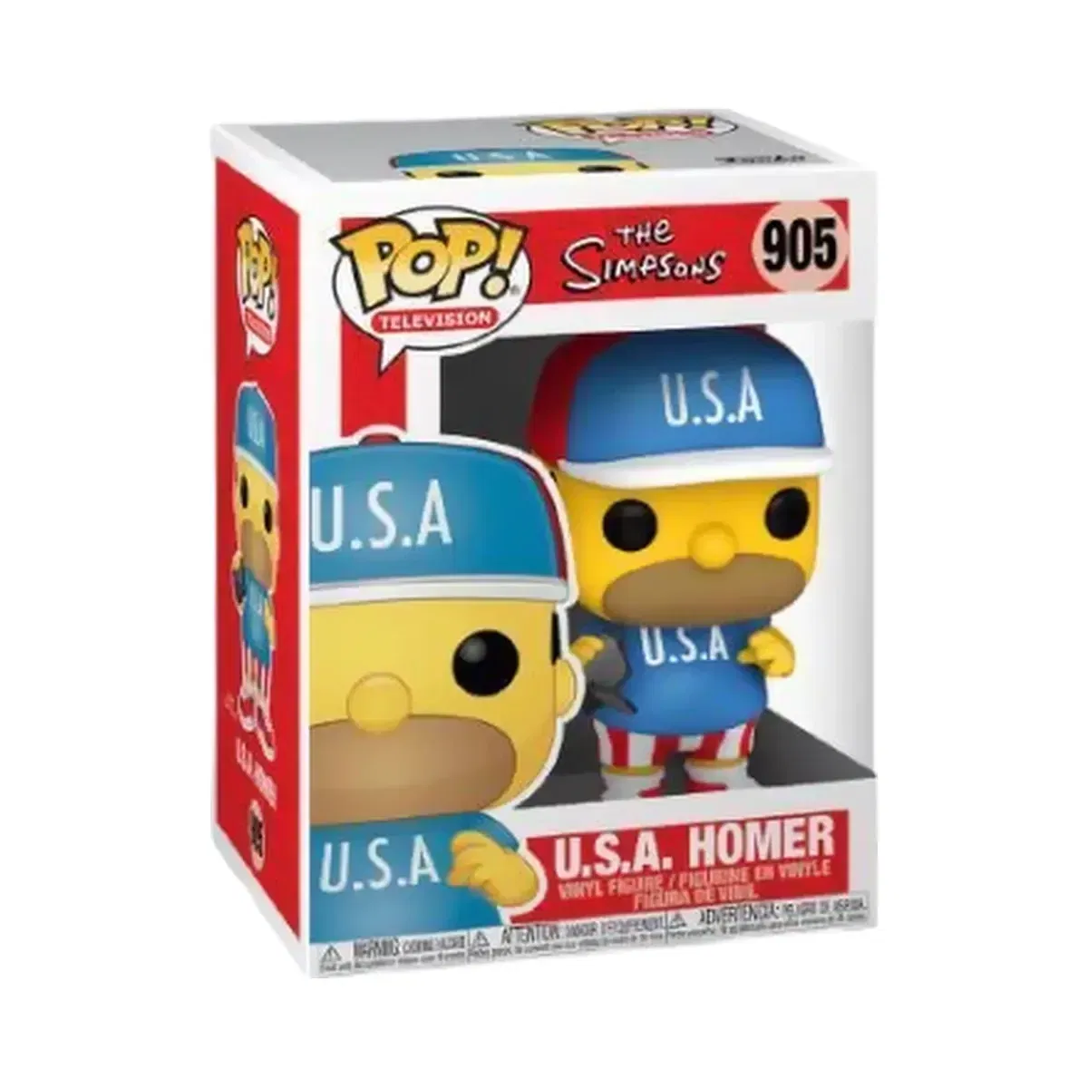 Funko Pop! The Simpsons U.S.A Homer #905