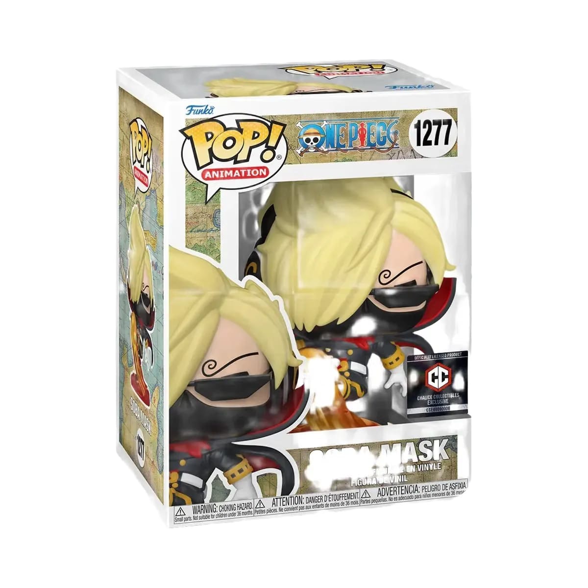 Funko Pop! ANIMATION: ONE PIECE SANJI with RED SUIT SOBA MASK #1277