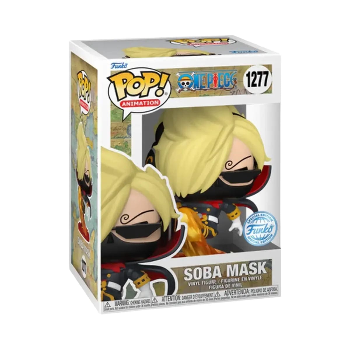 Funko Pop! ANIMATION: ONE PIECE SANJI with RED SUIT SOBA MASK #1277