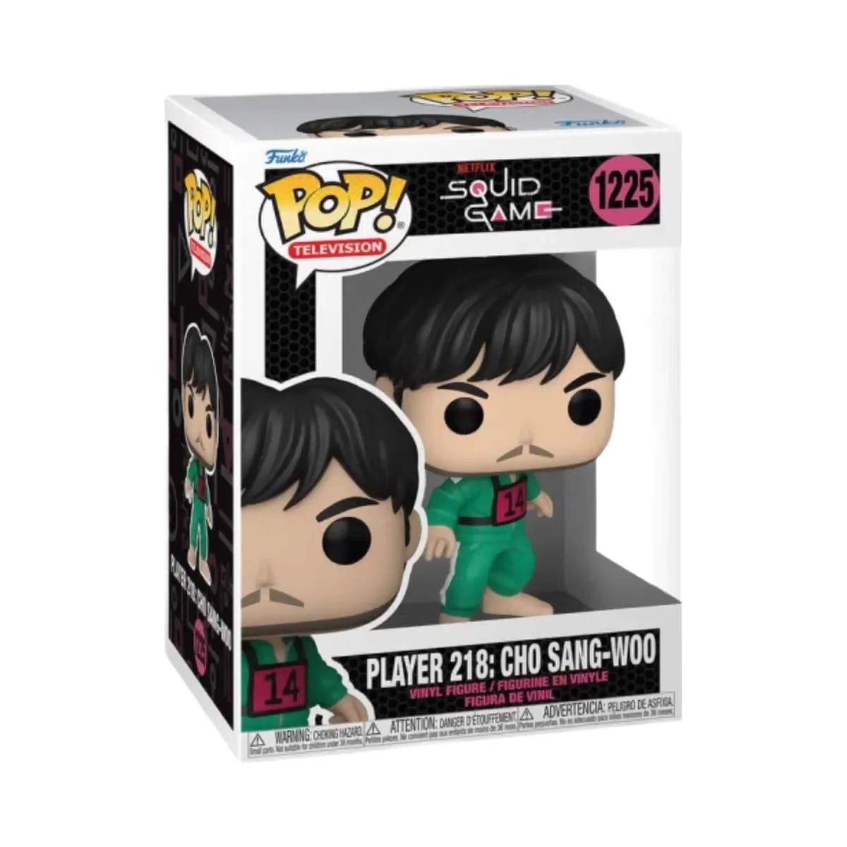 Funko Pop! Squid Game Player 218: Cho Sang-Woo #1225