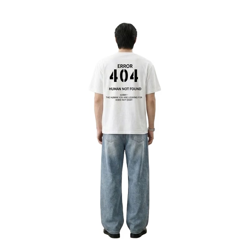 404 Be Autyst White T-Shirt