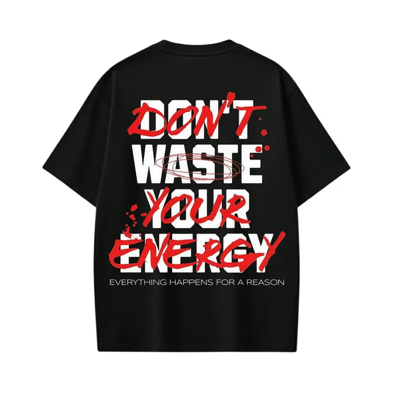 Don_T Waste Be Autyst Black T-Shirt