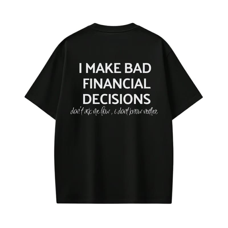 Financial Be Autyst Black T-Shirt