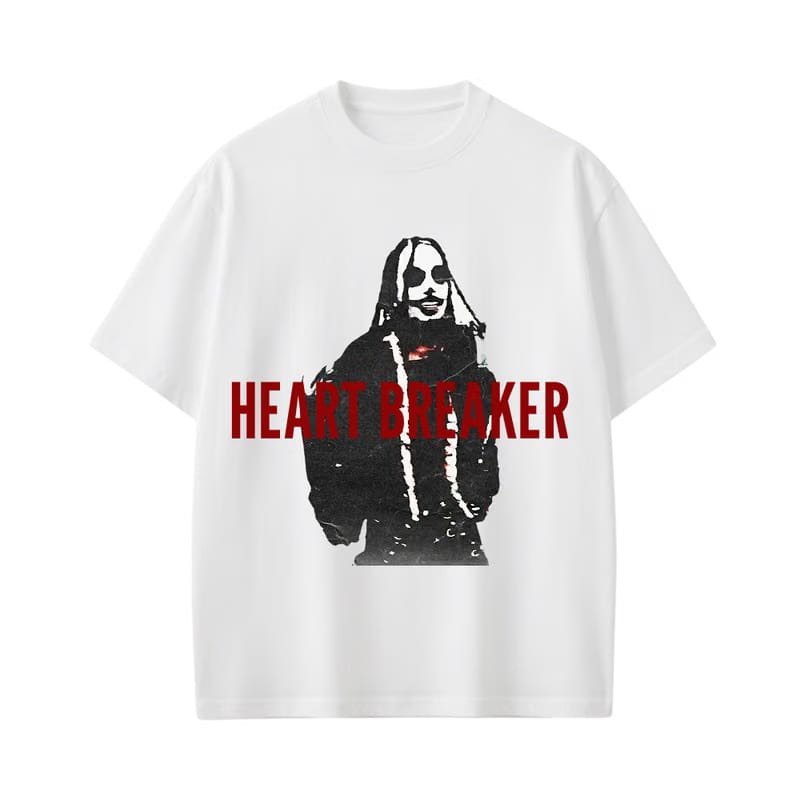 Heart Breaker Be Autyst White T-Shirt
