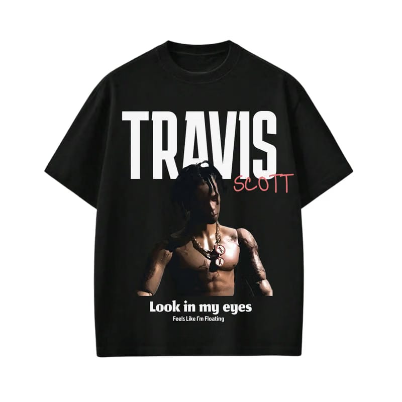 Look In My Eyes Be Autyst Black T-Shirt