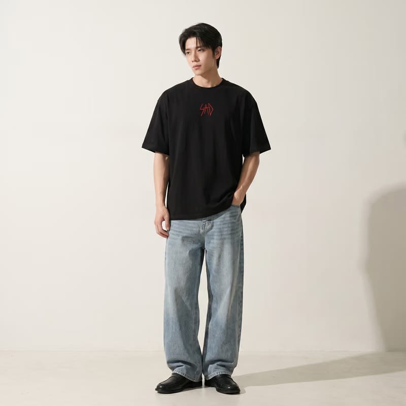 Sad Be Autyst Black T-Shirt