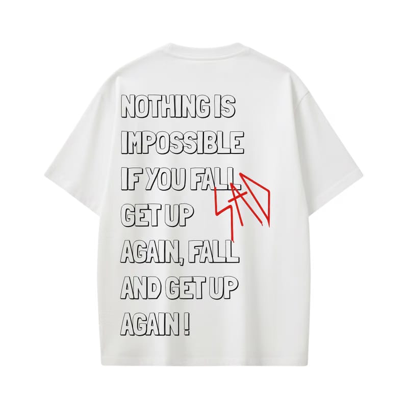 Sad Be Autyst White T-Shirt