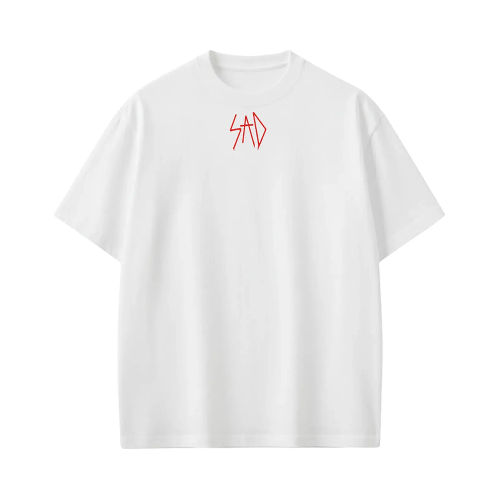 Sad Be Autyst White T-Shirt