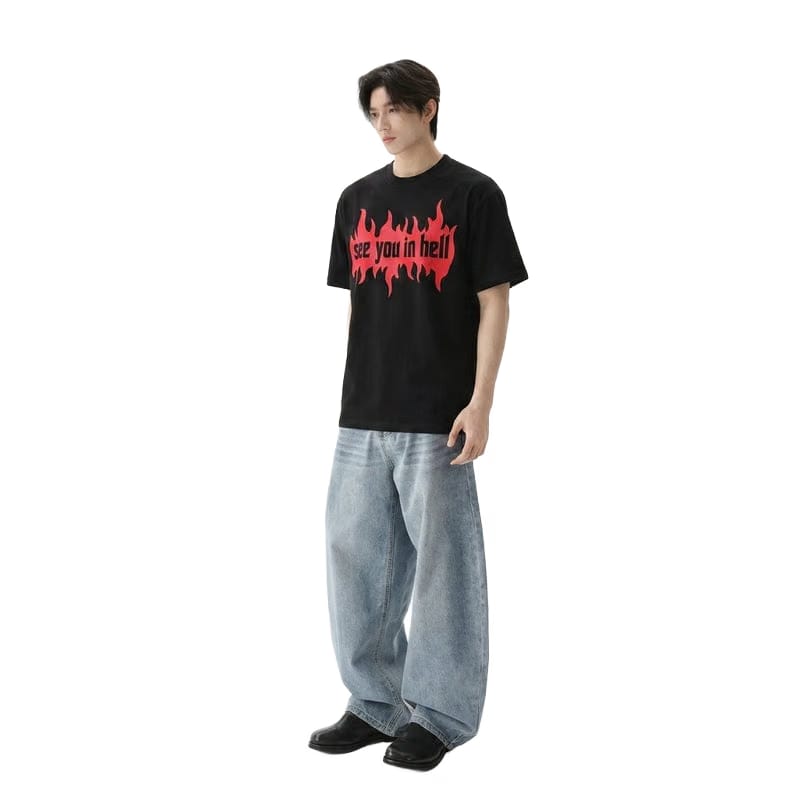 See You In Hell Be Autyst Black T-Shirt