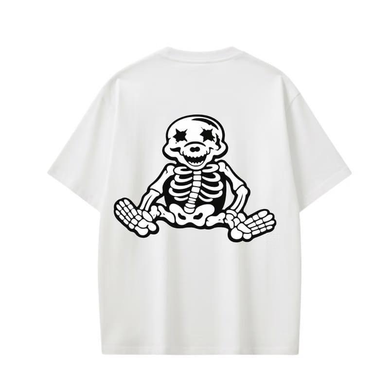 Skull Be Autyst White T-Shirt