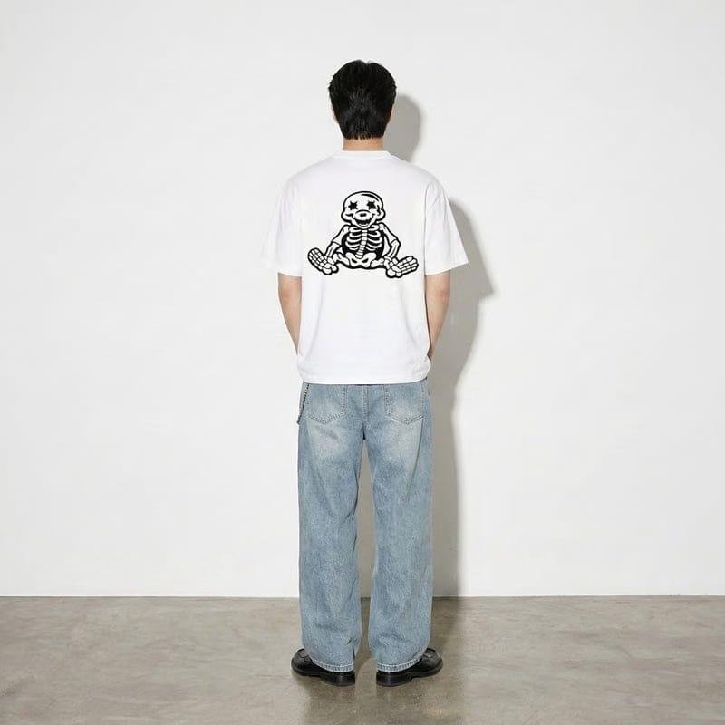 Skull Be Autyst White T-Shirt