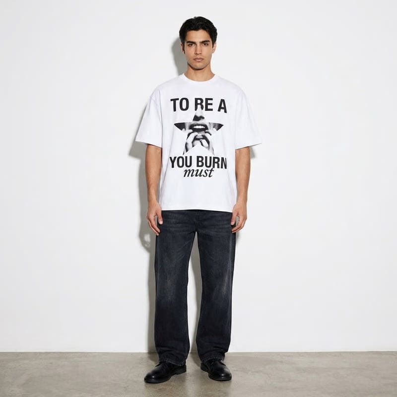 Star Be Autyst White T-Shirt