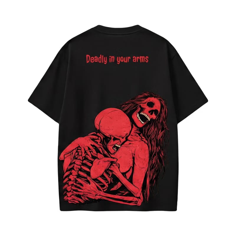 Deadly in Your Arms Voyd Black T-shirt