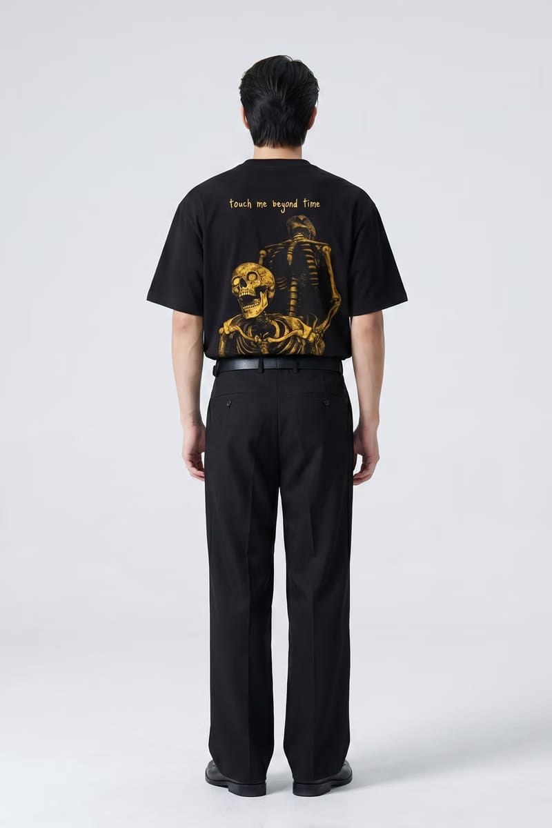 Touch Me Beyond Time Voyd Black T-shirt