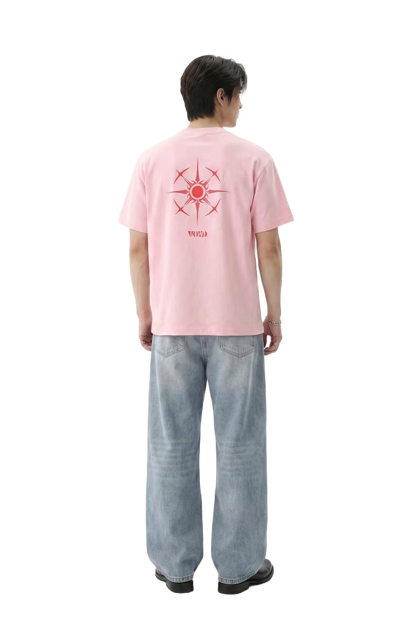 Voyd Lovers in Noir Pink T-shirt