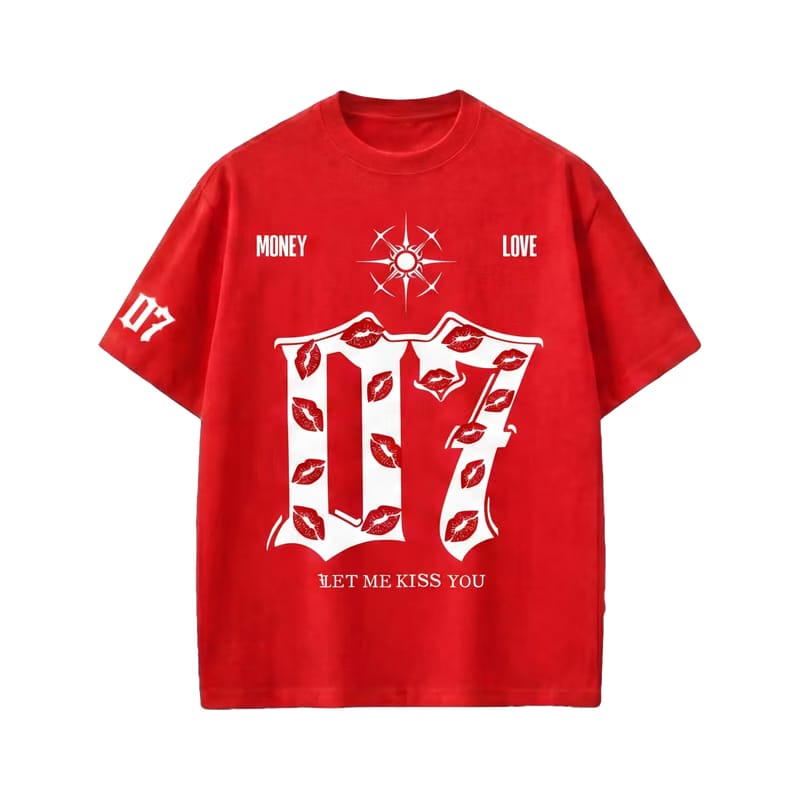 Voyd Lovers in Noir Red T-shirt