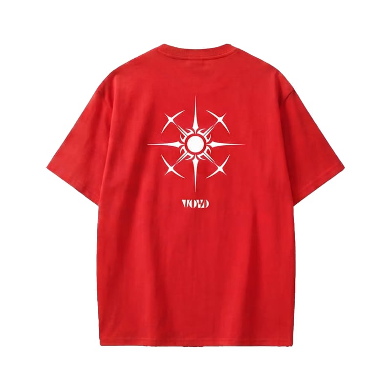 Voyd Lovers in Noir Red T-shirt